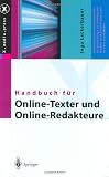 Handbuch f�r Online-Texter und Online-Redakteure