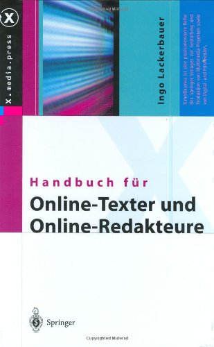 Handbuch f�r Online-Texter und Online-Redakteure