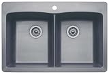 Blancodiamond 511-603 Silgranit Sink (Color: Metallic Gray)