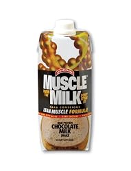 CytoSport Muscle Milk Ready-to-Drink Shake, Chocolate, 17 Ounce Cartons (Pack of 12)