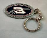 Dale Earnhardt Pewter Oval NASCAR Keychain