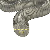 PVC Flexduct (Light Duty) Clear - Vent Hose - 2.5