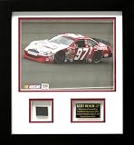  : Kurt Busch Framed Photo with Race Used Tire