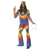 60er Jahre Hippiekostüm Hippie Flower Power Kostüm Gr. M