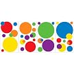 Roommates Just Dots Appliqu&eacute; - Primary Colors