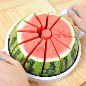 Silfox Watermelon Stainless Steel Slicer with Handles | Fruit Cutter Kitchen Cutter Tool