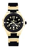 Chase-Durer Mens 777.6BB Conquest Automatic COSC 18K Gold-Plated Watch