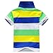 Comemall Baby Boys Summer Cotton Short Sleeve Clothes T-Shirt Striped Polo Shirt