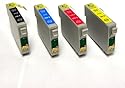 4PK Replacement Epson T069 (BK/C/M/Y) Ink Cartridges for Epson Stylus C120, CX5000, CX6000, NX200, NX300, NX400, Epson Workforce 30, 40, 500, 600