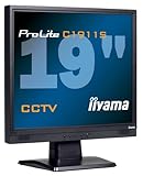 Iiyama ProLite C1911S 48,3cm (19 Zoll) CCTV Monitor (Kontrast dyn. 1000:1, 5ms Reaktionszeit) schwarz