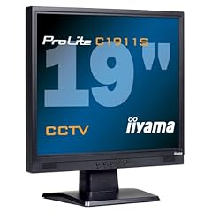 Iiyama ProLite C1911S 48,3cm (19 Zoll) CCTV Monitor (Kontrast dyn. 1000:1, 5ms Reaktionszeit) schwarz