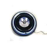 Electrifying Eight Ball Blue Neon Clock