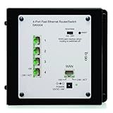 ONQ / Legrand DA1004 4Port Ethernet Router/Switch