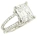 Pave Set Diamond Engagement Ring .90cttw (cz ctr)