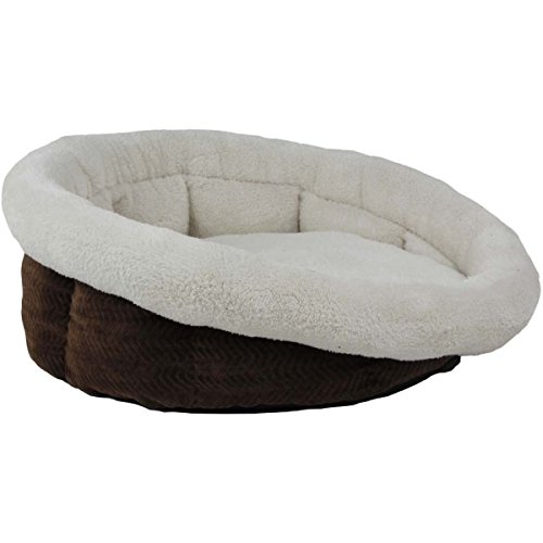 All for Paws Dog Cat Bed with Fischgrtenmuster Large 53 x 53 x 24 cm