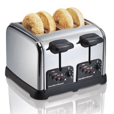 Hamilton Beach Classic Chrome Slice Toaster