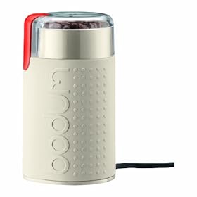 BODUM Bistro Electric Coffee Grinder, Off White