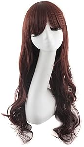 iLoveCos Women's Costume Wigs Long Wavy Harajuku Style Cosplay Wig (dark brown)