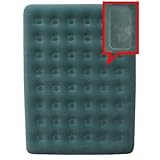  : 10T AERO KING (198×146x22 cm) - Komfort Luftbett mit integrierter Fu&szlig;pumpe - 2 Person "extra breit" - Velour Oberseite