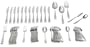 Oneida Moda 65-Piece Flatware Set, Service for 12