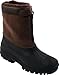 SNOW BOOTS SHOES BROWN + BLACK ? BRAND NEW SNOW BOOTS ? EASY TO PULL ON WITH ZIP AND VELCRO ? MADE FROM GOOD QUALITY RUBBER ? PERFECT FOR OUTDOORS ? COMPLETELY WATERPROOF ? EXCELLENT HARDWEARING RUBBER SOLES ? PERFECT FOR WET MONTHS ? FOR COMFORT AND STYLE