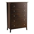 Manhattan 5-Drawer Chest - Espresso