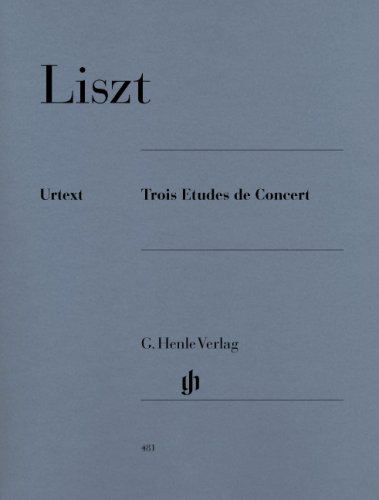 Cover image : 3 Etudes de Concert. Klavier