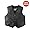 Kids Leather Vests - Kids Black Motorcycle Leather Vest KV738