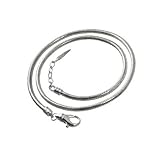 Carlo BIAGI 48cm Karabiner Bead Halskette f�r European Beads Anh�nger BNLEX48von "Carlo Biagi Beads"