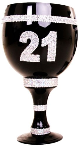 Boxer Protziges Pimp-Glas zum 21., schwarz Preisvergleich