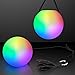 LED Poi Ball Swirling Light Rave Toy (Set of 2)