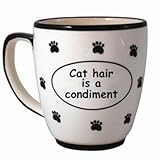 Tumbleweed 'Cat hair is a condiment' Pet Coffee Mug