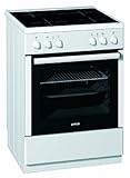 Gorenje EC 67120 AW Elektroherd mit Glaskeramik-Kochfeld/ A / 60 cm Breite / 0,79 kWh / 60 L / Aqua- und Eco-Clean