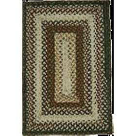 Mariners Compass Cotton Braided Rug