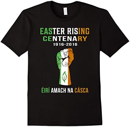 Men's Easter Rising Centenary 1916 - 2016 2XL Black