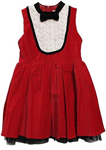Harajuku Mini Girls Red Velvet Dress Size S Ages 6,6X