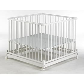 Geuther Europarc Playpen (White/ Stripes)