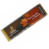 Sjaak's Organic Chocolate Bar, Dark Chocolate with Almonds, 1.75-Ounce Bars (Pack of 9)