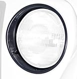 Rugged Ridge 12419.23 Black Headlight Bezel - Pair