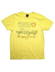 Ford Mustang Legend Lives On Junk Food Vintage Style Adult T-Shirt Tee by Ford