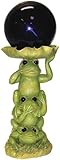 VCS I Know Nothing Frog Globe Holder 13 Inch H x 7 Inch W