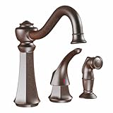 Moen 7065ORB Vestige Single-Handle Kitchen Faucet with Side Spray, Oil Rubbed Bronze