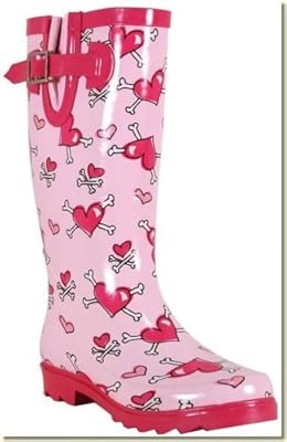 Chooka - Women's Heart Bones Rain Boots