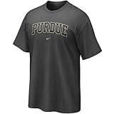 Nike Purdue Boilermakers Charcoal Seasonal Arch T-shirt