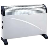 GrandGadgets &reg; 2000 Watt Convector Electric Heater with Thermostat and 3 Heat Settings.