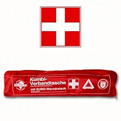 Kfz Verbandtasche Verbandkasten Erste-Hilfe-Set mit Warndreieck