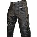CE Armoured Mens Leather Motorcycle Trousers By Skintan - 31" Inside Leg