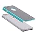 iPhone 6s case,iPhone 6 case, ShuYo Rugged Heavy Duty Impact Soft TPU Bumper Hard PC Shell Hybrid Covers Protection Shock-Absorption Resistant Bumper Case for Apple iPhone 6/6s - Gray/Mint