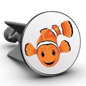 Bouchon pour Cuvette de Lavabo Poisson Clown Design Original