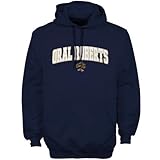 NCAA Oral Roberts Golden Eagles Navy Blue Player Pro Arch Hoody Sweatshirt